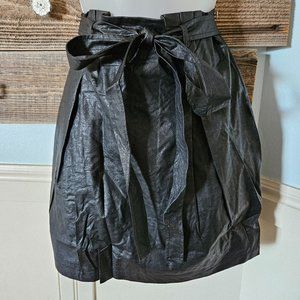 NWT Love Riche Faux But Fabulous Leather Skirt in Black Sizes XS/S/2X